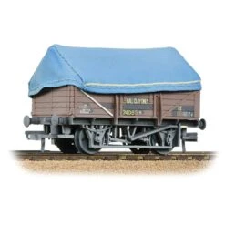 Bachmann 33-085B 5 Plank China Clay Wagon BR Bauxite (TOPS) With Hood