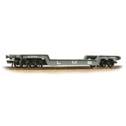 Bachmann 33-878A 45T Bogie Well Wagon LMS Grey [WL]