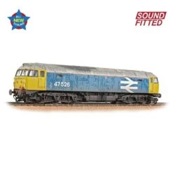 Bachmann 35-421SF Class 47/4 47526 BR Blue (Large Logo) [W] Sound Fitted