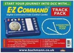 Bachmann 36-598 EZ Command Digital Controller And OO Track Pack