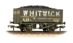 Bachmann 37-092 7 Plank End Door Wagon ‘Whitwick’ With Load Weathered