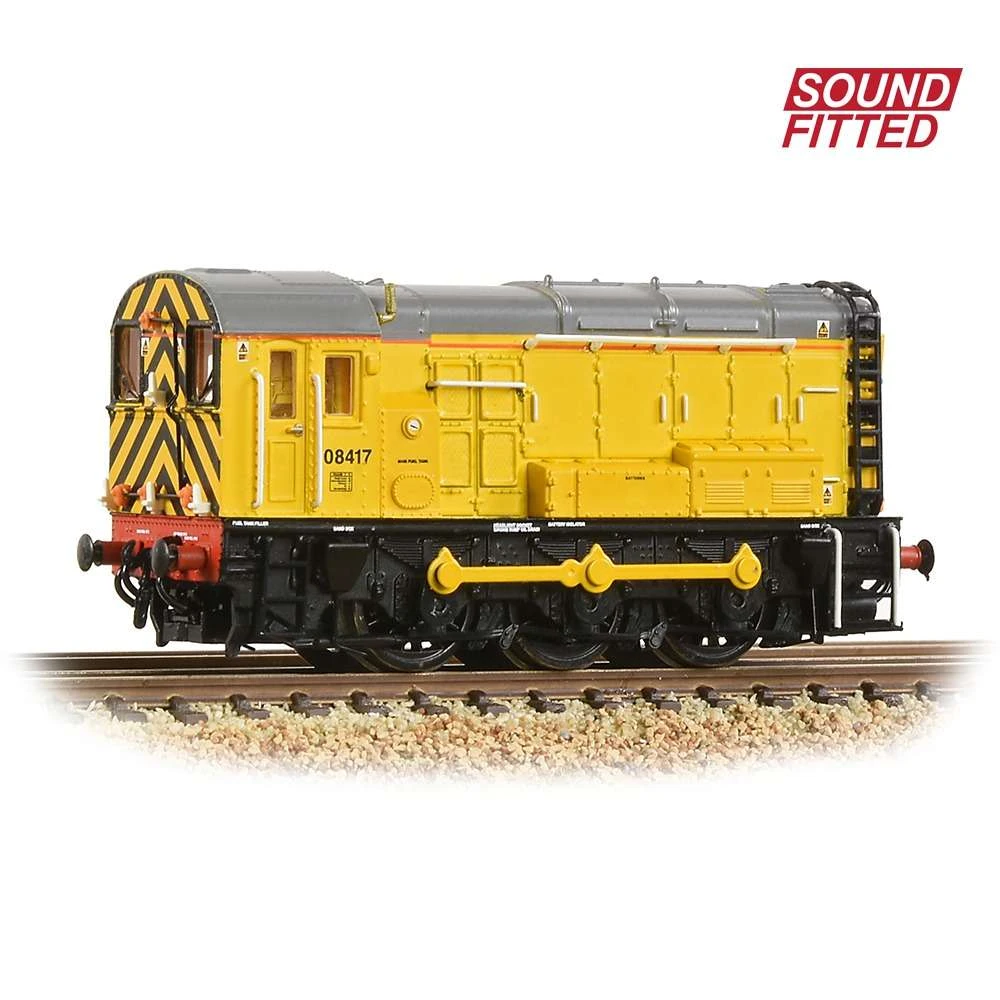 Graham Farish 371-011SF Class 08 08417 Network Rail Yellow Sound Fitted