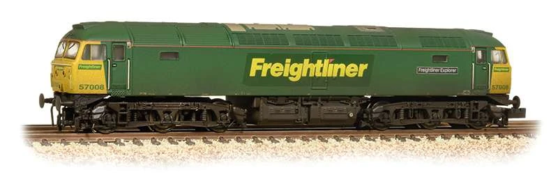 Graham Farish 371-651A Class 57/0 57008 ‘Freightliner Explorer’ Freightliner Wthrd