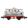 Graham Farish 373-658 14T Tank Wagon ‘Fina’ Silver -Model Train Store 373 658 1