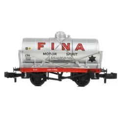 Graham Farish 373-658 14T Tank Wagon ‘Fina’ Silver