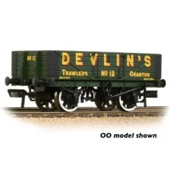 Graham Farish 377-067 5 Plank Wagon Wooden Floor ‘Devlin’s Trawlers’ Green