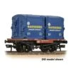 Graham Farish 377-342 Conflat Wagon BR Bauxite (Early) With 2 ‘Mac Fisheries’ AF Conts. [WL] -Model Train Store 377 342