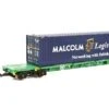 Graham Farish 377-353A Intermodal Bogie Wagons With 2 45Ft Containers ‘Malcolm Logistics’ -Model Train Store 377 353A 1