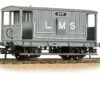 Bachmann 38-552B Midland Railway 20T Brake Van With Duckets LMS Grey 1 Bachmann 38-552B Midland Railway 20T Brake Van With Duckets LMS Grey -Model Train Store 38 552B