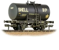 Bachmann 38-776A 20T Class B Anchor-Mounted Tank Wagon ‘Shell BP’ Black