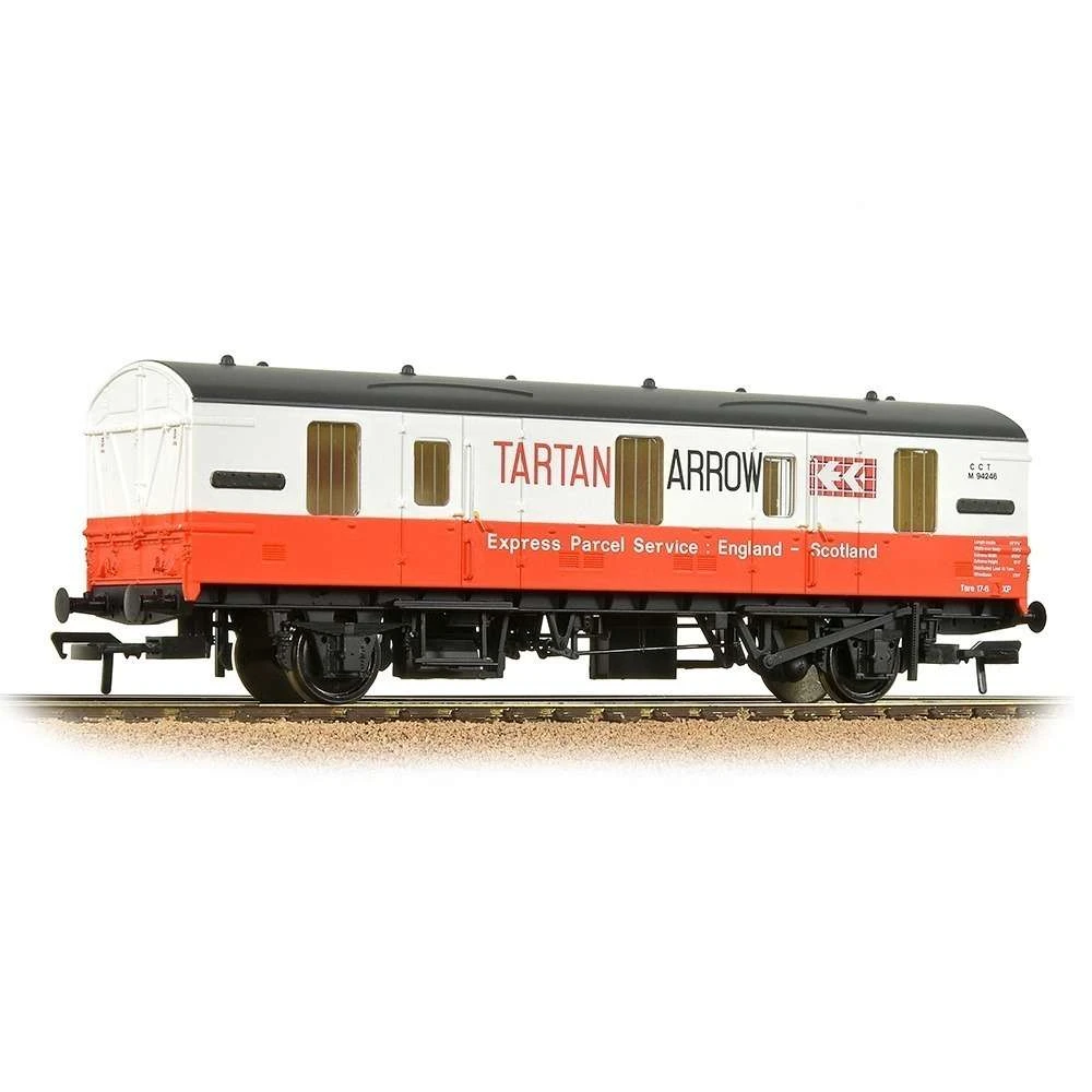 Hornby Bachmann 39-556 BR Mk 1 CCT Covered Carriage Truck Tartan Arrow 3 Hornby Bachmann 39-556 BR Mk 1 CCT Covered Carriage Truck Tartan Arrow