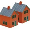 Peco LK-14 Station Houses, Brick Type Kit 1 Peco LK-14 Station Houses, Brick Type Kit -Model Train Store LK 14