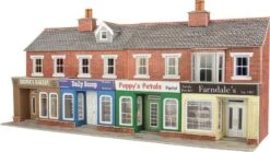 METCALFE PO272 OO/HO L/R SHOPS – BRICK