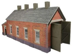 METCALFE PO331 OO/HO SINGLE ENGINE SHED – BRICK