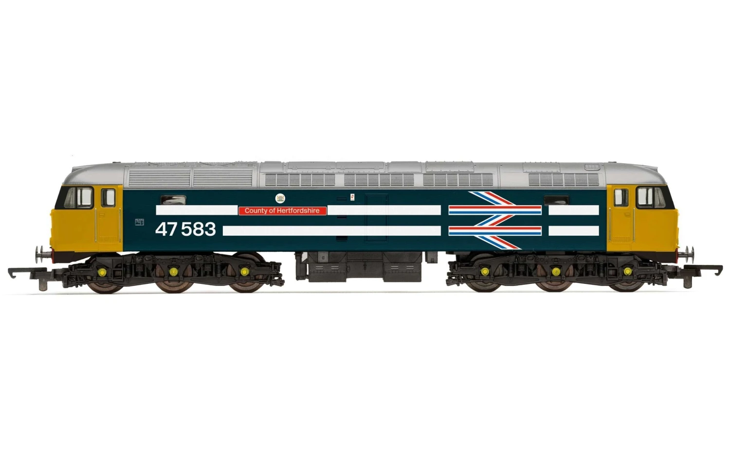Hornby RailRoad Plus R30040TTS BR, Class 47, Co-Co, 47583 ‘County Of Hertfordshire’ – Era 7 3 Hornby RailRoad Plus R30040TTS BR, Class 47, Co-Co, 47583 ‘County Of Hertfordshire’ – Era 7