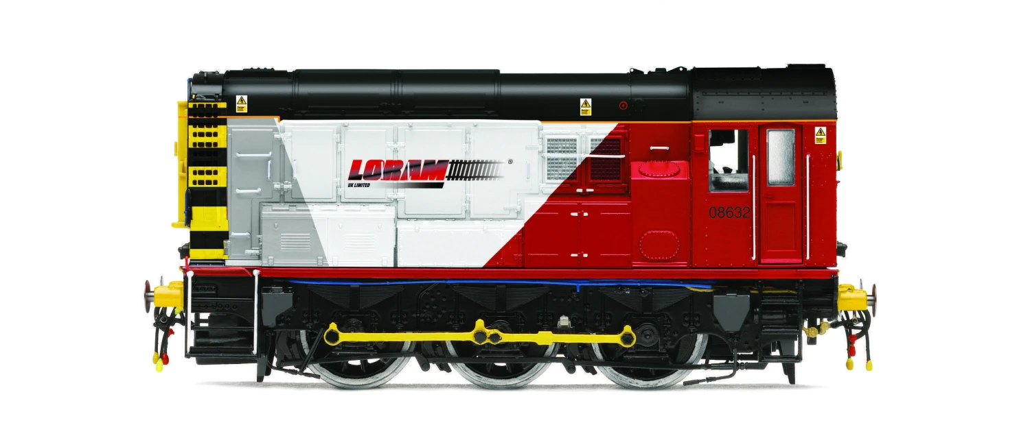 Hornby R30142 Loram, Class 08, 0-6-0, 08632 – Era 11 3 Hornby R30142 Loram, Class 08, 0-6-0, 08632 – Era 11