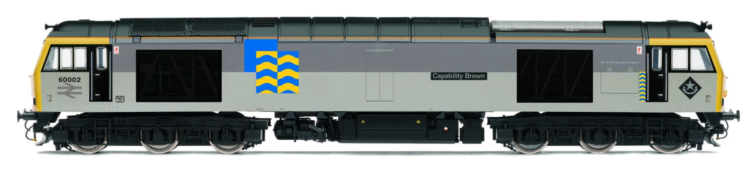Hornby R30157 BR, Class 60, Co-Co, 60002 ‘Capability Brown’ – Era 8 3 Hornby R30157 BR, Class 60, Co-Co, 60002 ‘Capability Brown’ – Era 8