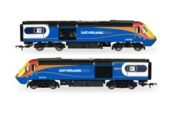 Hornby R30219 East Midlands Trains, Class 43 HST Train Pack – Era 11