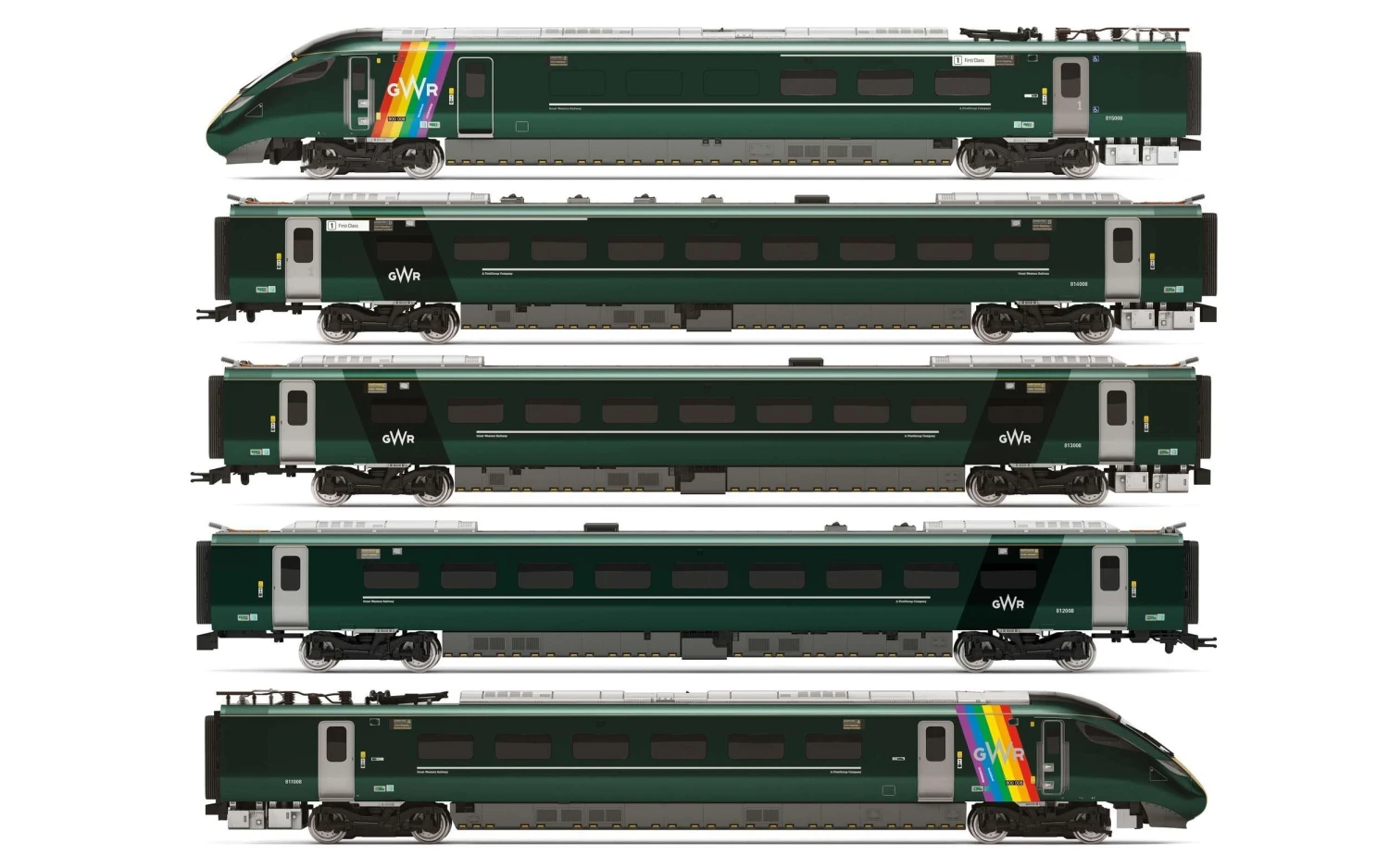 Hornby R3872 GWR, Class 800, Trainbow Train Pack – Era 11 3 Hornby R3872 GWR, Class 800, Trainbow Train Pack – Era 11