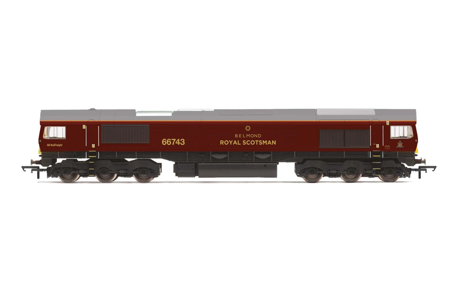 Hornby R3950 GBRf/Belmond Royal Scotsman, Class 66, Co-Co, 66743 – Era 11 3 Hornby R3950 GBRf/Belmond Royal Scotsman, Class 66, Co-Co, 66743 – Era 11