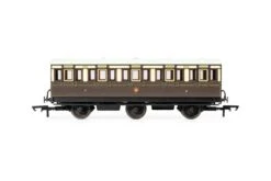 Hornby R40306 GWR, 6 Wheel Coach, 3rd Class, 2523 – Era 2/3