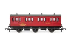Hornby R40359 BR Departmental, 6 Wheel Crew Coach, KDE107E – Era 8