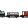 Hornby R60047 RailRoad Triple Wagon Pack, Mixed Wagons With Brake Van – Era 3 -Model Train Store R60047 1 Pack