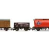 Hornby R60048 RailRoad Triple Wagon Pack, Mixed Wagons With Box Van – Era 3 1 Hornby R60048 RailRoad Triple Wagon Pack, Mixed Wagons With Box Van – Era 3 -Model Train Store R60048 1 Pack