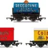 Hornby R6990 ‘Retro’ Wagons, Three Pack, Crawfords Biscuits, Seccotine Tanker, Colman’s Mustard -Model Train Store R6990