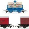 Hornby R6991 ‘Retro’ Wagons, Three Pack, United Dairies Tanker, Jacob’s Biscuits, Palethorpes