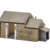 Hornby Stone Bus Stop -Model Train Store R7272 1 Stone Bus Stop