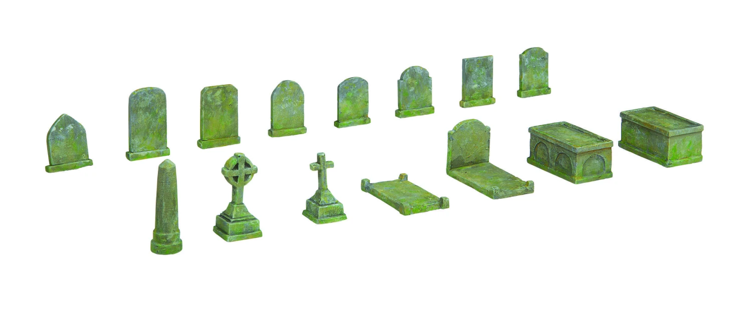 Hornby R7297 Assorted Grave Stones & Monuments 3 Hornby R7297 Assorted Grave Stones & Monuments