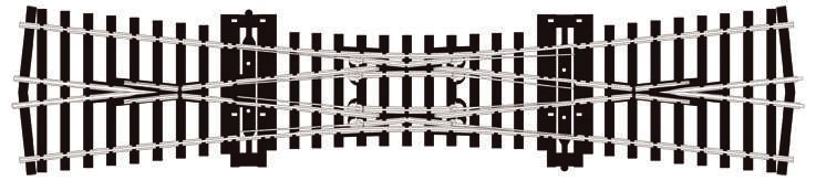 Peco SL-E190 OO Crossing, Double Slip, Streamline Code 75 3 Peco SL-E190 OO Crossing, Double Slip, Streamline Code 75