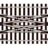 Peco SL-E383F, N, Scissors Crossover, Medium Radius, Streamline Code 55 2 Peco SL-E383F, N, Scissors Crossover, Medium Radius, Streamline Code 55 -Model Train Store SL E383F