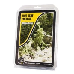 Woodland Scenics WF1131 Medium Green Fine Leaf Foliage -Model Train Store WF1131 1