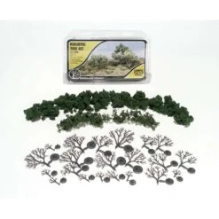 Woodland Scenics TR1112 3-7in. Medium Green Deciduous Tree Kit -Model Train Store WTR1111 1