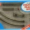 Peco ST-301 N 2nd Radius Starter Track Set -Model Train Store peco st301 2nd radius starter track set