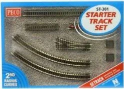Peco ST-301 N 2nd Radius Starter Track Set
