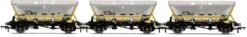 Hornby R60067 HFA Hopper Wagons, Three Pack, BR Coal Sector – Era 8