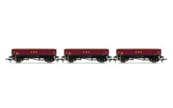 Hornby R60161 MHA Ballast Wagon, Three Pack, EWS – Era 9