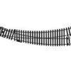 Hornby R8074-Left Hand Curved Point -Model Train Store r8074