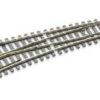 Peco SL-E187, OO, Double Radius, Curved Left Hand Turnout, Streamline Code 75 -Model Train Store sle187